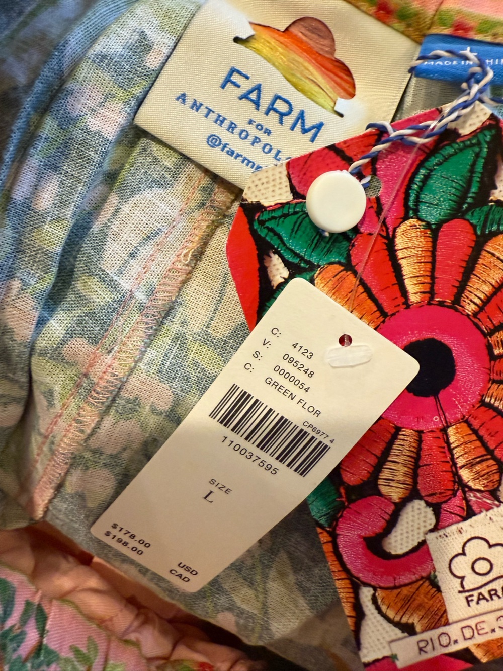 Farm Rio Linen Wide-Leg Pants - Picture 6 of 8